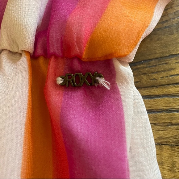 Roxy Pink and Orange Striped Dress - Picture 2 of 5